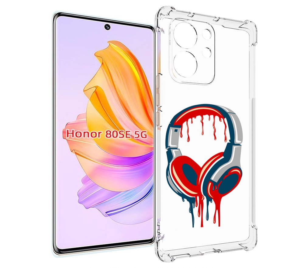 

Чехол MyPads не делай громко для Honor 80 SE, Прозрачный, Tocco