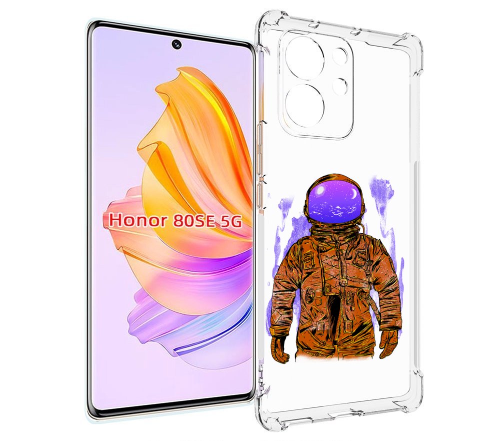 

Чехол MyPads нарисованный мужчина в скафандре для Honor 80 SE, Прозрачный, Tocco