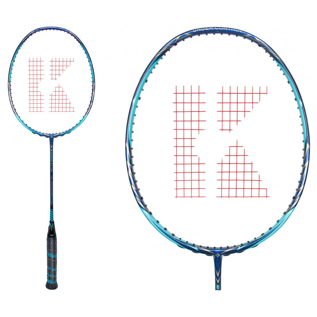 

Ракетка для бадминтона Kumpoo Hexagon 2300 III Daren 4UG5 (со струной), Синий, Hexagon2300IIIDaren