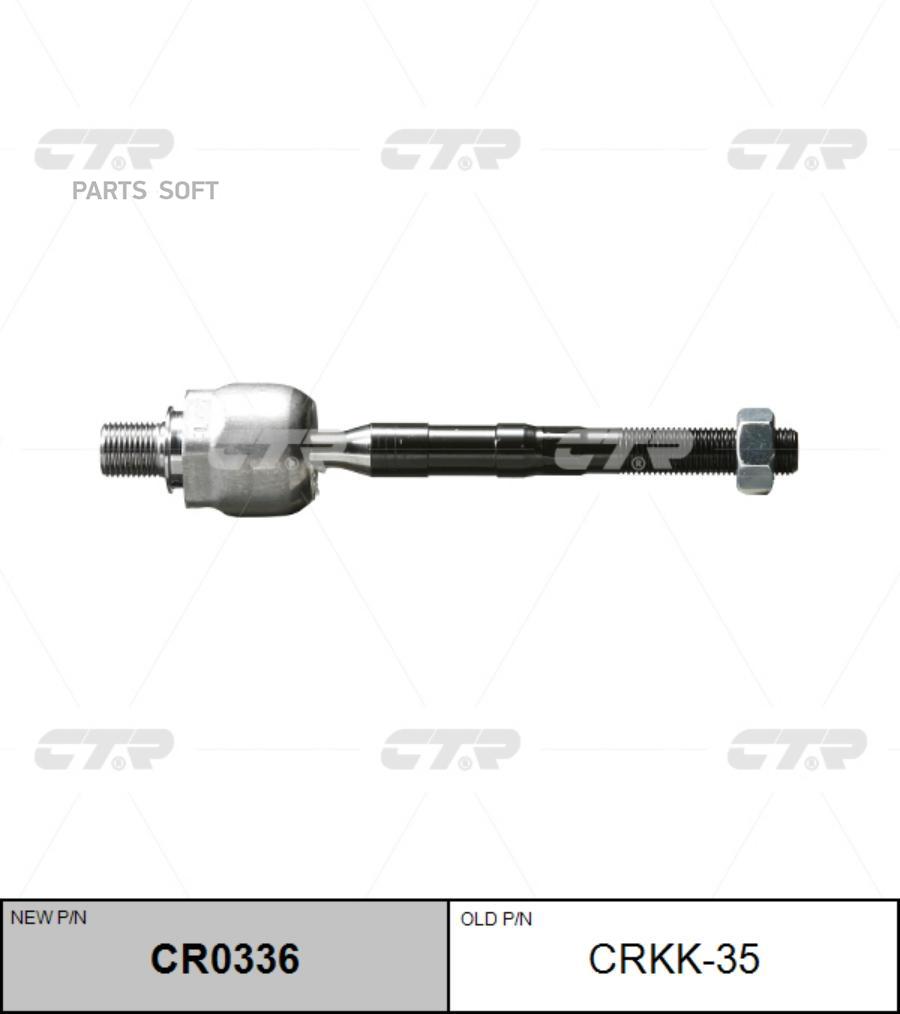 

CR0336_тяга рулевая! замена CRKK-35\ KIA Opirus 03>