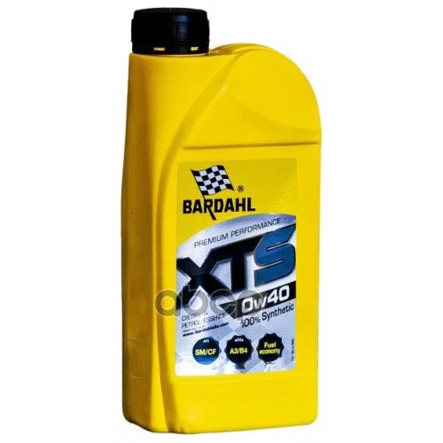 Моторное масло BARDAHL Xts Sm/Cf синтетическое 0W40 1л