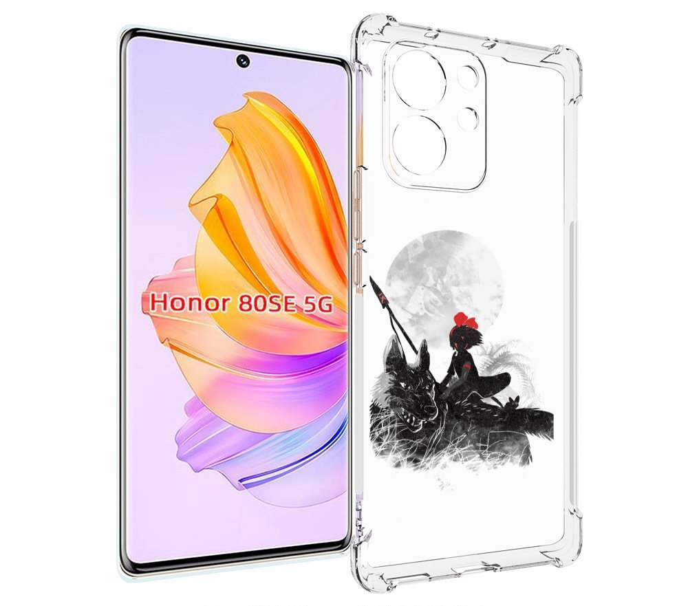 

Чехол MyPads мононоке для Honor 80 SE, Прозрачный, Tocco