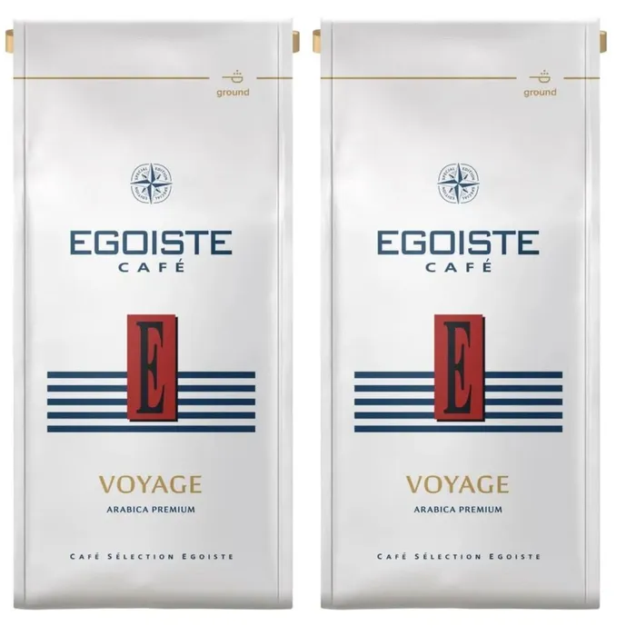 Кофе молотый Egoiste Voyage премиум 100 % арабика, 250 г х 2 шт