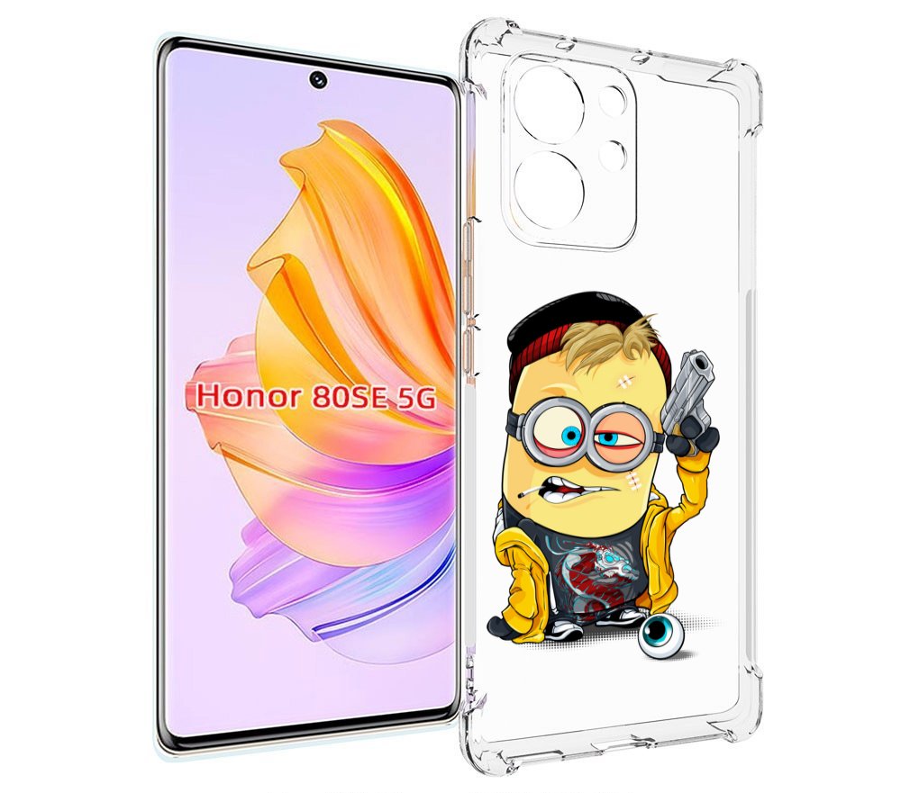 

Чехол MyPads миньон бандит для Honor 80 SE, Прозрачный, Tocco
