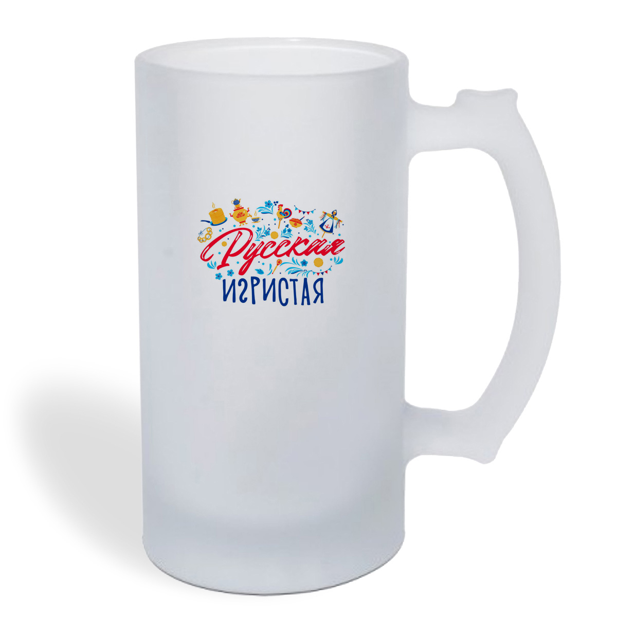 

Кружка пивная CoolPodarok Прикол. Русская игристая