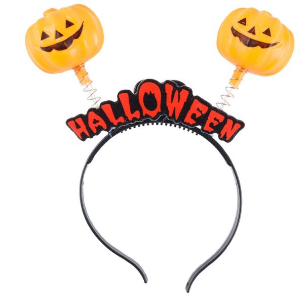 

Ободок-антенки Halloween Тыква/G 1501-6315, Черный;оранжевый