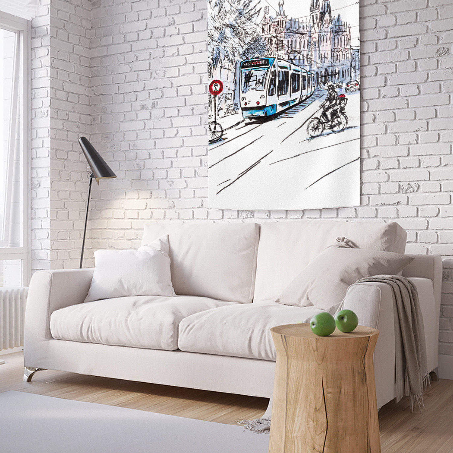 

Вертикальное фотопанно на стену JoyArty Эскиз улицы 100x150 см, Эскиз улицы
