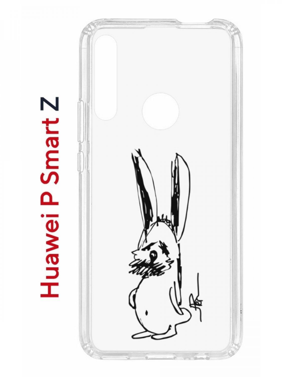 Чехол на Huawei P Smart Z с принтом Kruche Print Нормуль!, противоударный бампер