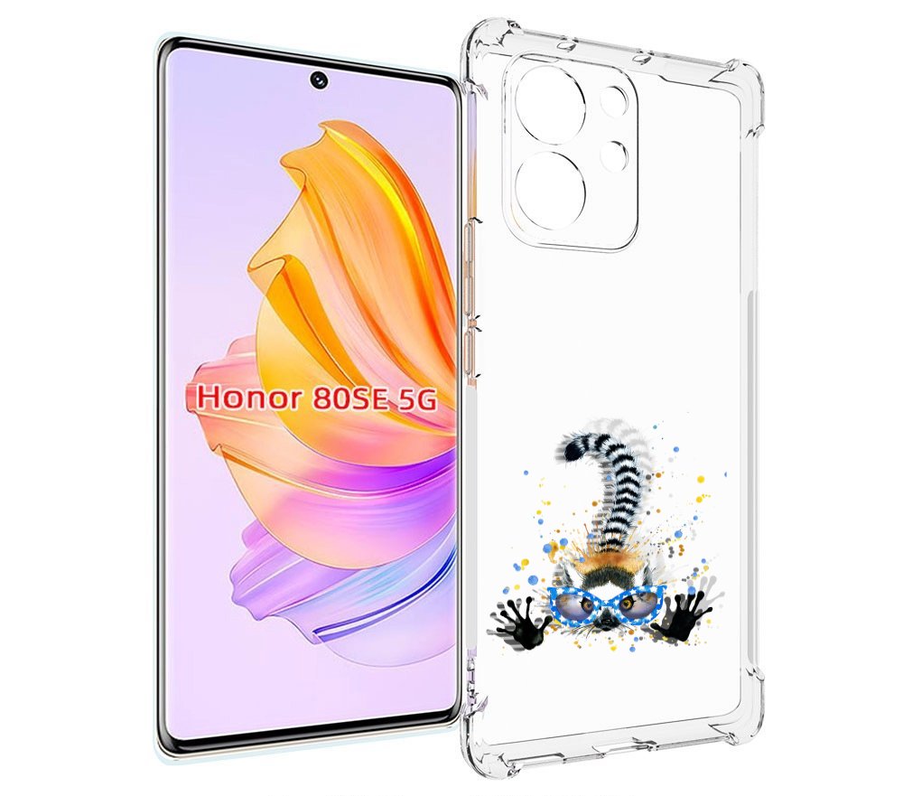 

Чехол MyPads лямур для Honor 80 SE, Прозрачный, Tocco