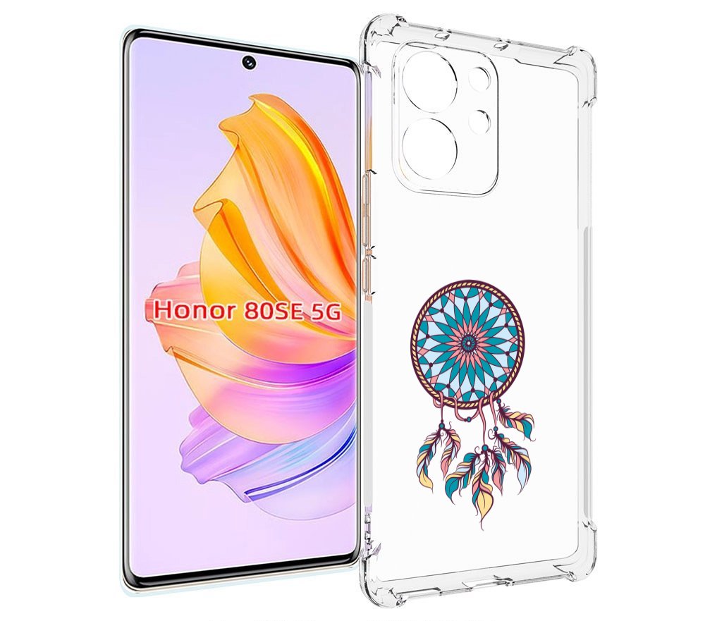 

Чехол MyPads ловец снов синий для Honor 80 SE, Прозрачный, Tocco