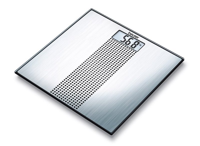 Весы напольные Beurer GS36 серебристые, серые весы кухонные электронные металл leonord le 1705 платформа точность 1 г до 5 кг lcd дисплей серые 105021