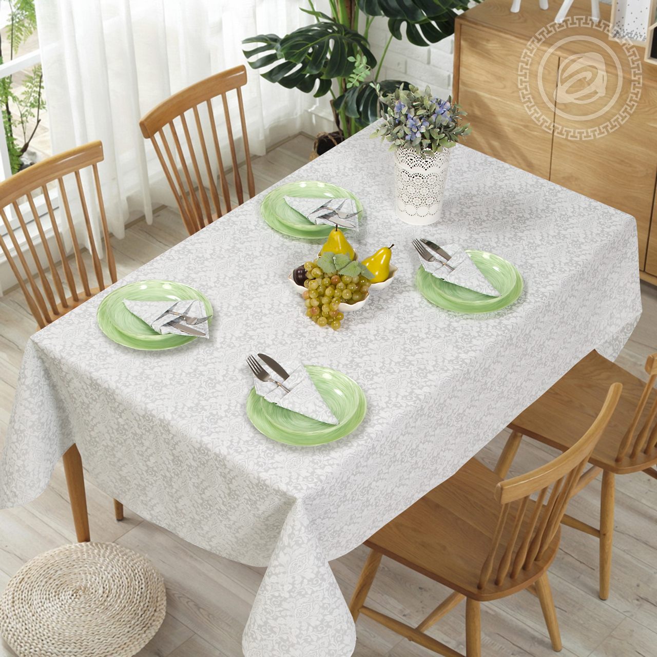 

Набор столового белья Вензель серый СБ.135.180 (арт. СБ.135.180)