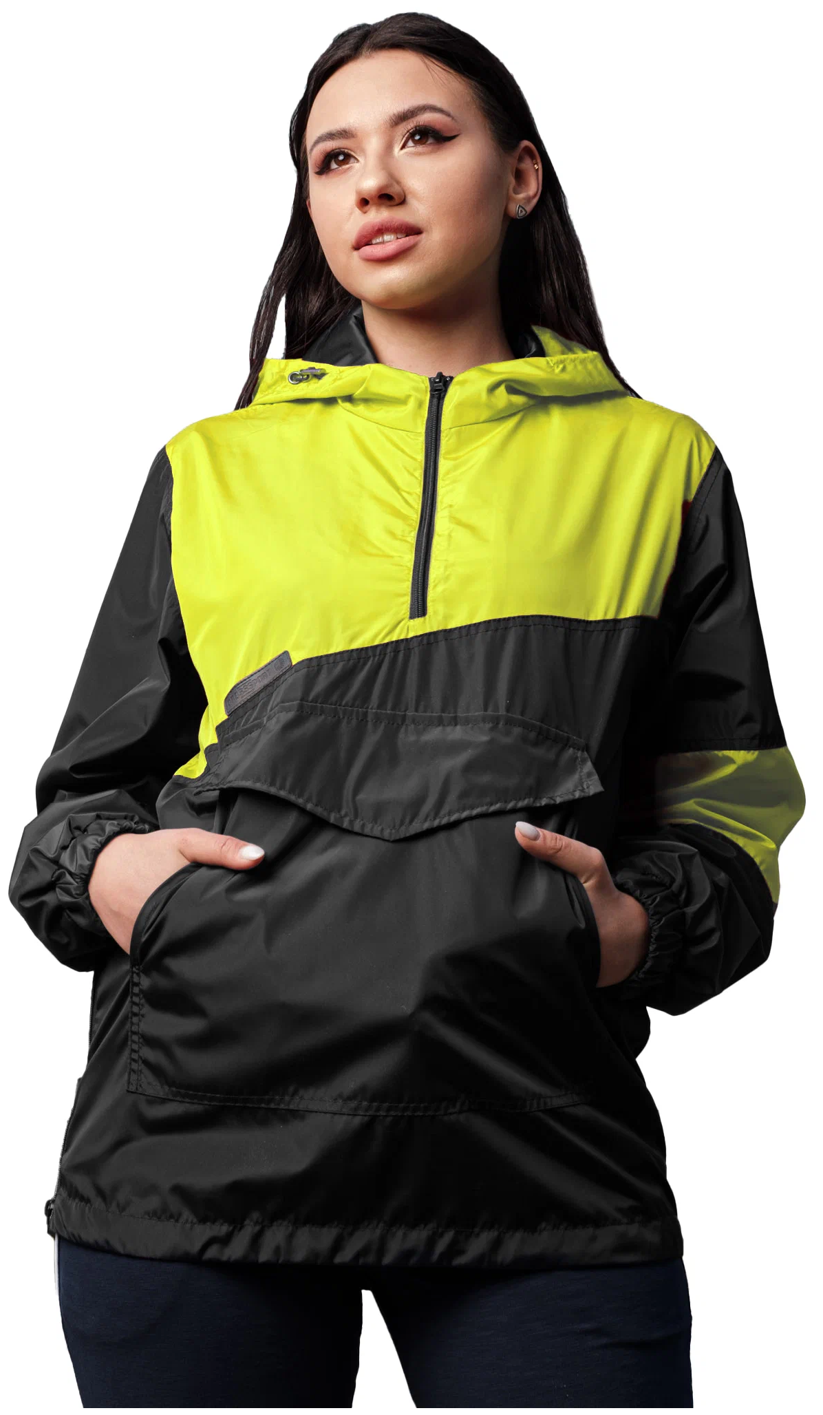 

Спортивная ветровка женская CROSSSPORT Анж-006 желтая 44 RU, Анж-006