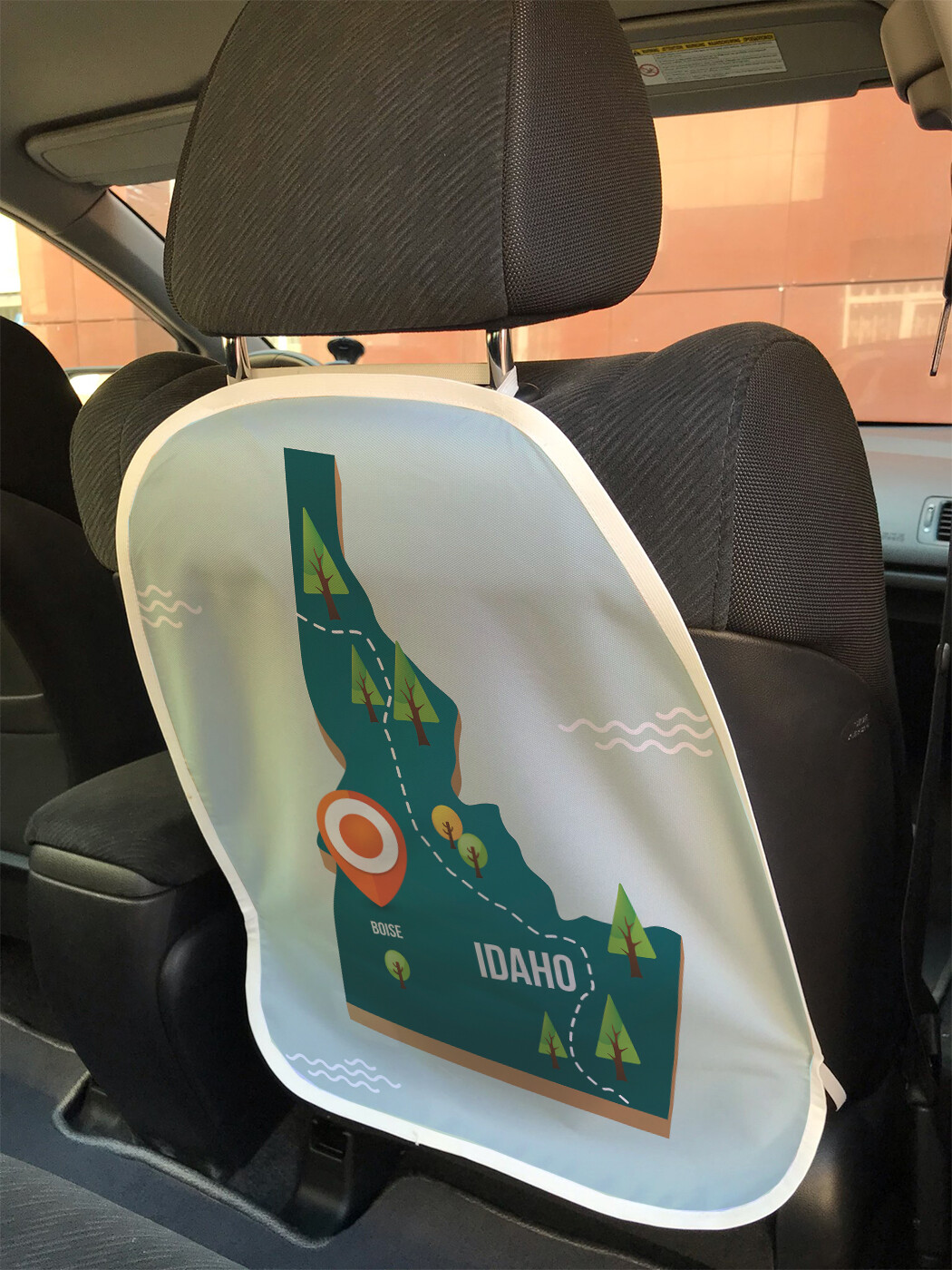 

Накидка на спинку сиденья JoyArty Векторная карта Айдахо, 45х62, Векторная карта Айдахо