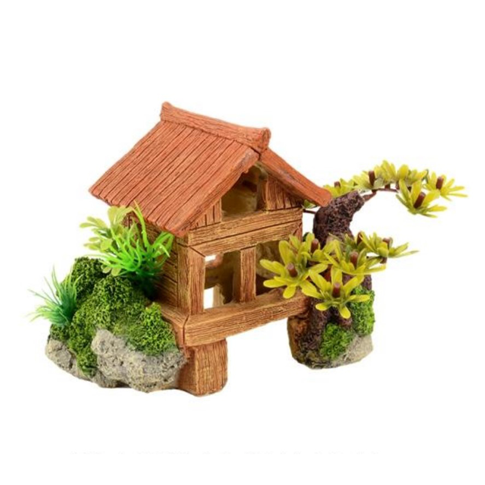 Декорация для аквариума EXOPRIMA Домик, 17.5х11.5х10см