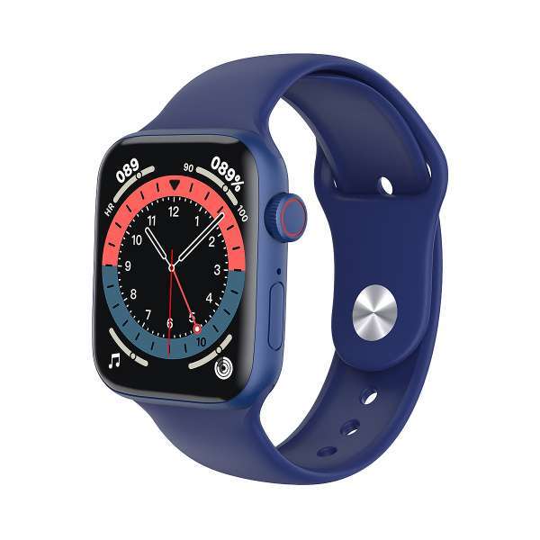 фото Умные смарт-часы smart watch smart watch x22 pro 44mm с беспроводной зарядкой (синий)