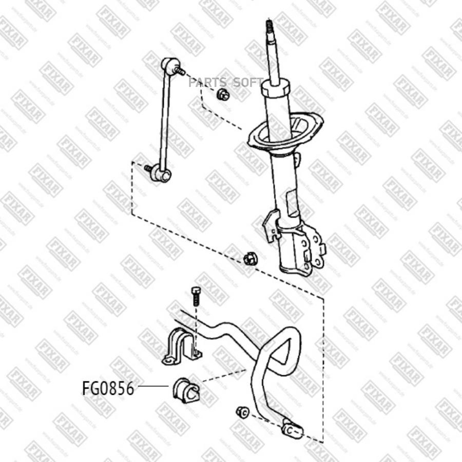 

Втулка Стабилизатора Переднего FIXAR FG0856