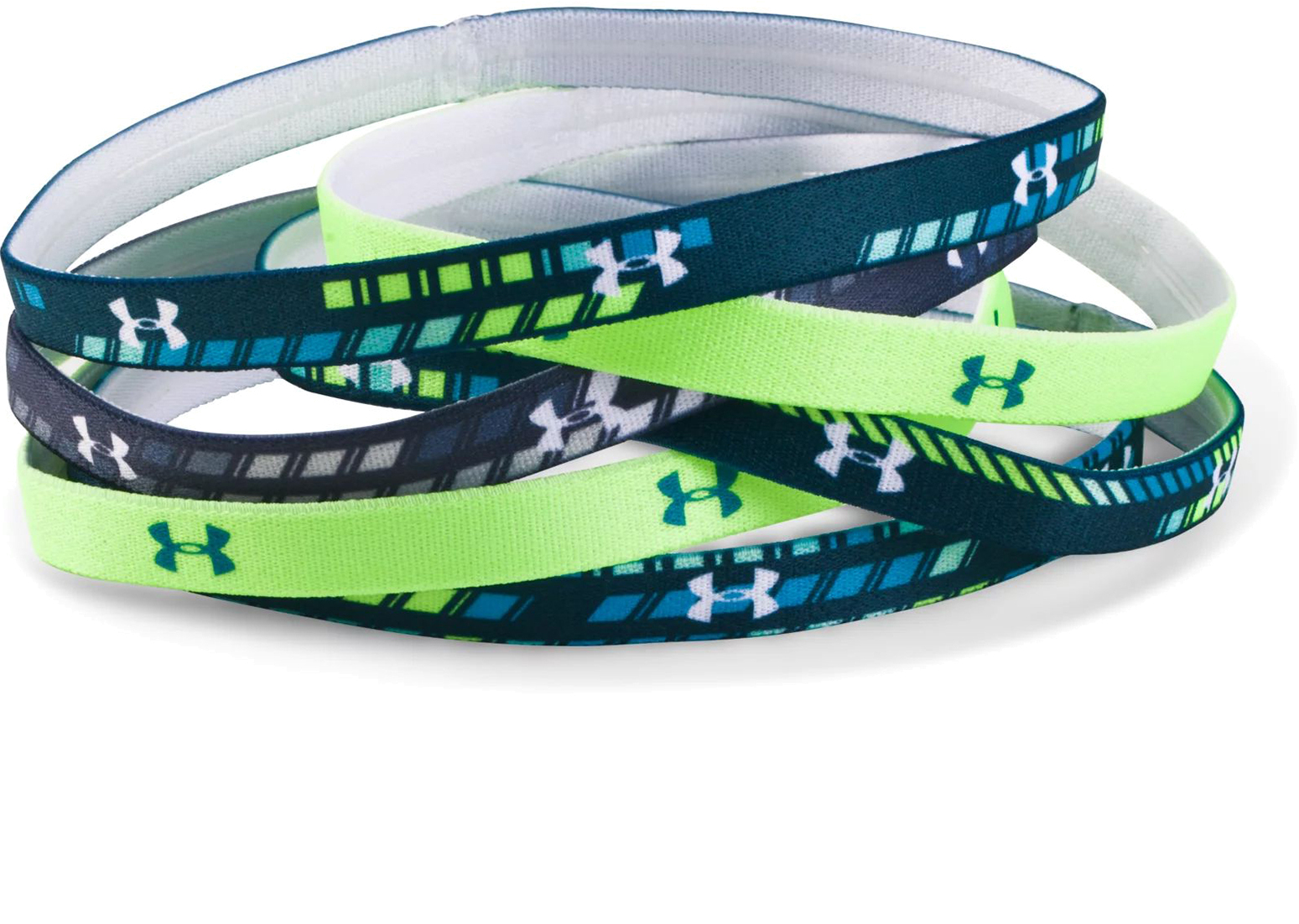 

Повязки на голову 6 шт Under Armour Girls Graphic HB (6pk) 1281857-918 цв.бирюзовый р.OSFA, Girls Graphic HB (6pk)