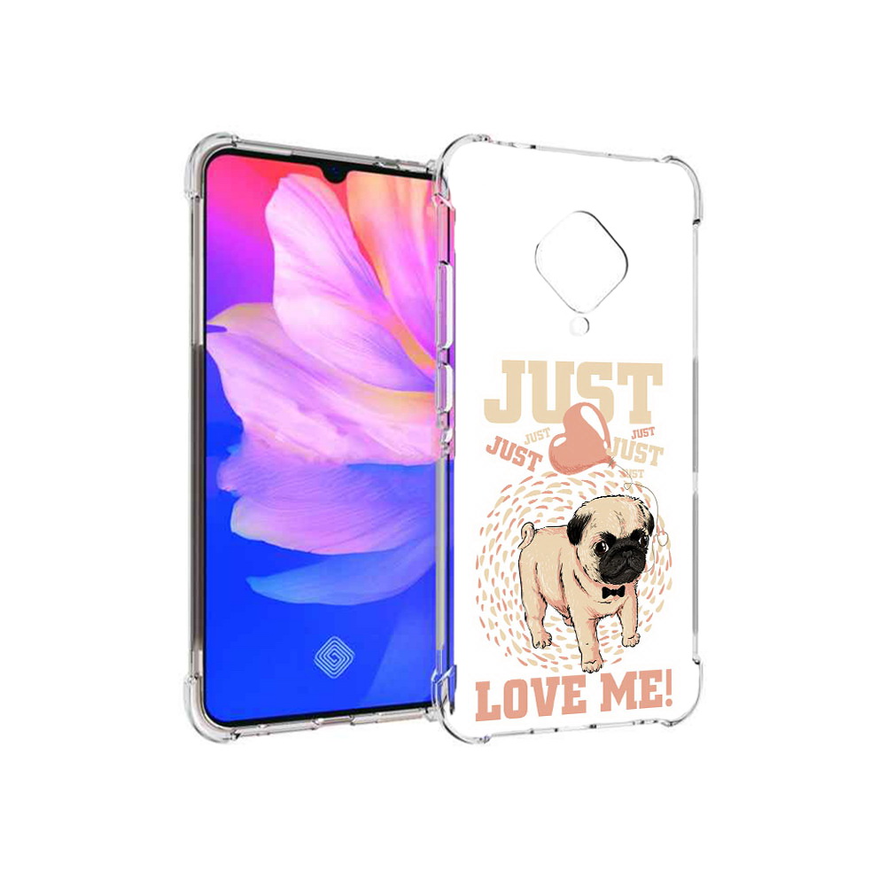 

Чехол MyPads Tocco для Vivo V17 Люби меня (PT147343.378.109), Прозрачный, Tocco