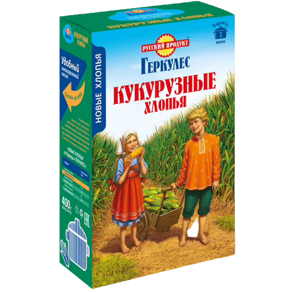 фото Хлопья кукурузные геркулес 400 г