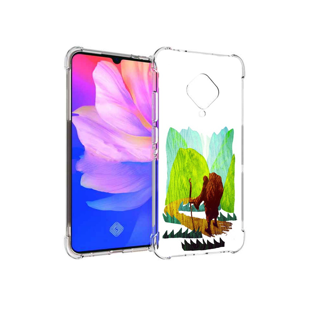 

Чехол MyPads Tocco для Vivo V17 Лесная тропа (PT147343.378.106), Прозрачный, Tocco