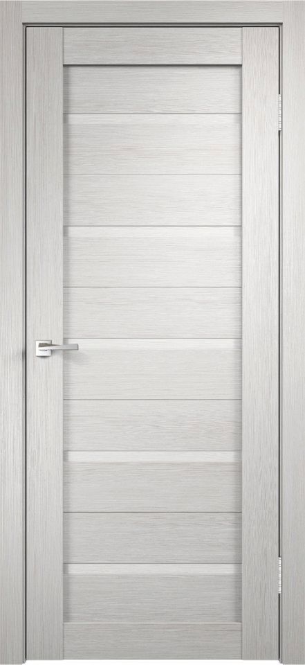 

Межкомнатная дверь VellDoris 80х200 см глухая экошпон, дуб белый