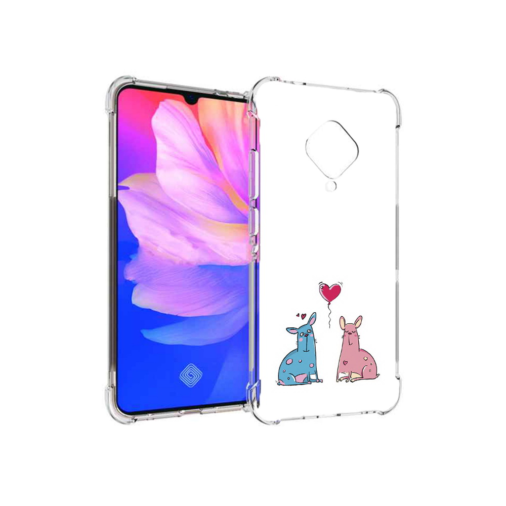 

Чехол MyPads Tocco для Vivo V17 Лама любовь (PT147343.378.102), Прозрачный, Tocco