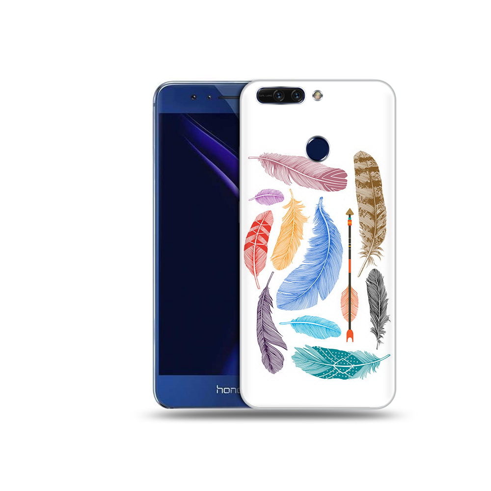 

Чехол MyPads Tocco для Honor 8 Pro разноцветные перья (PT66177.42.572), Tocco