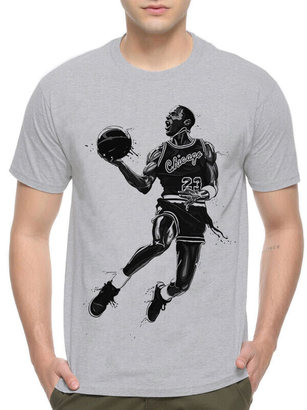 

Футболка мужская Dream Shirts Майкл Джордан 50008142 серая XS, "Майкл Джордан" 50008142