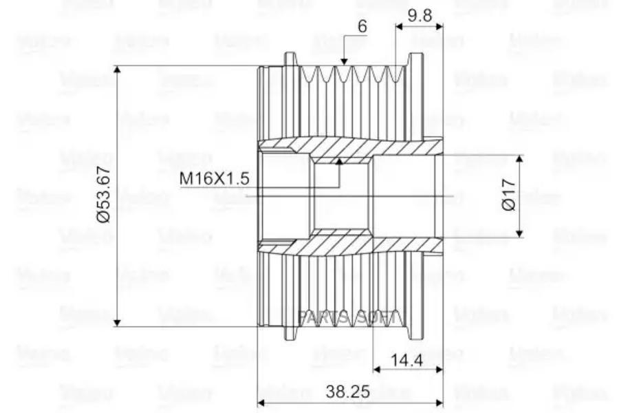 

Обгонный Шкив Генератора VALEO 588028