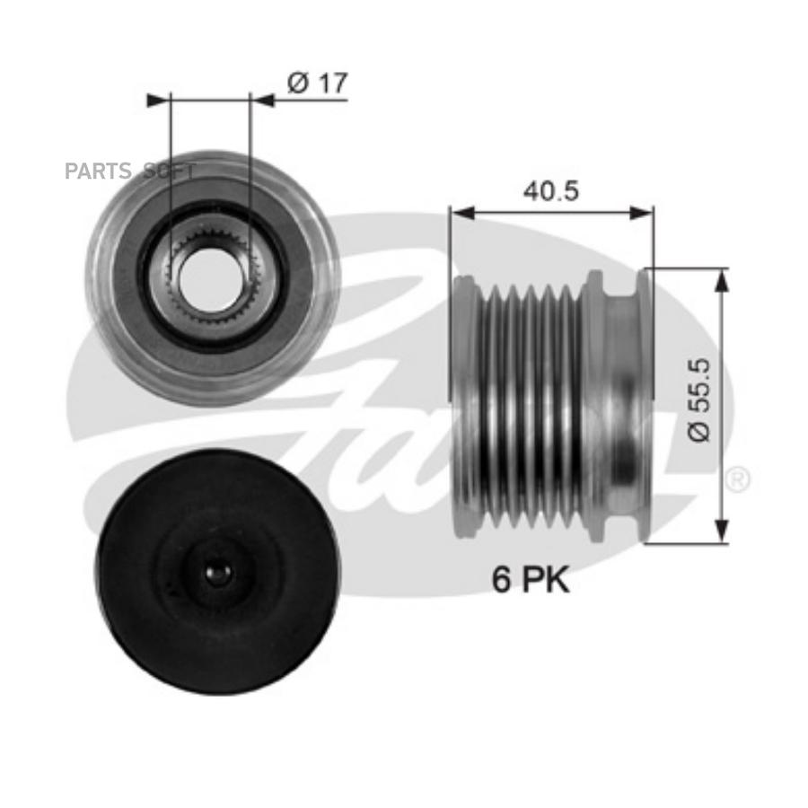Обгонный Шкив Генератора GATES OAP7060