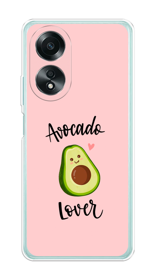 

Чехол на Oppo A58 4G "Avocado lover", Розовый;зеленый, 2514950-1