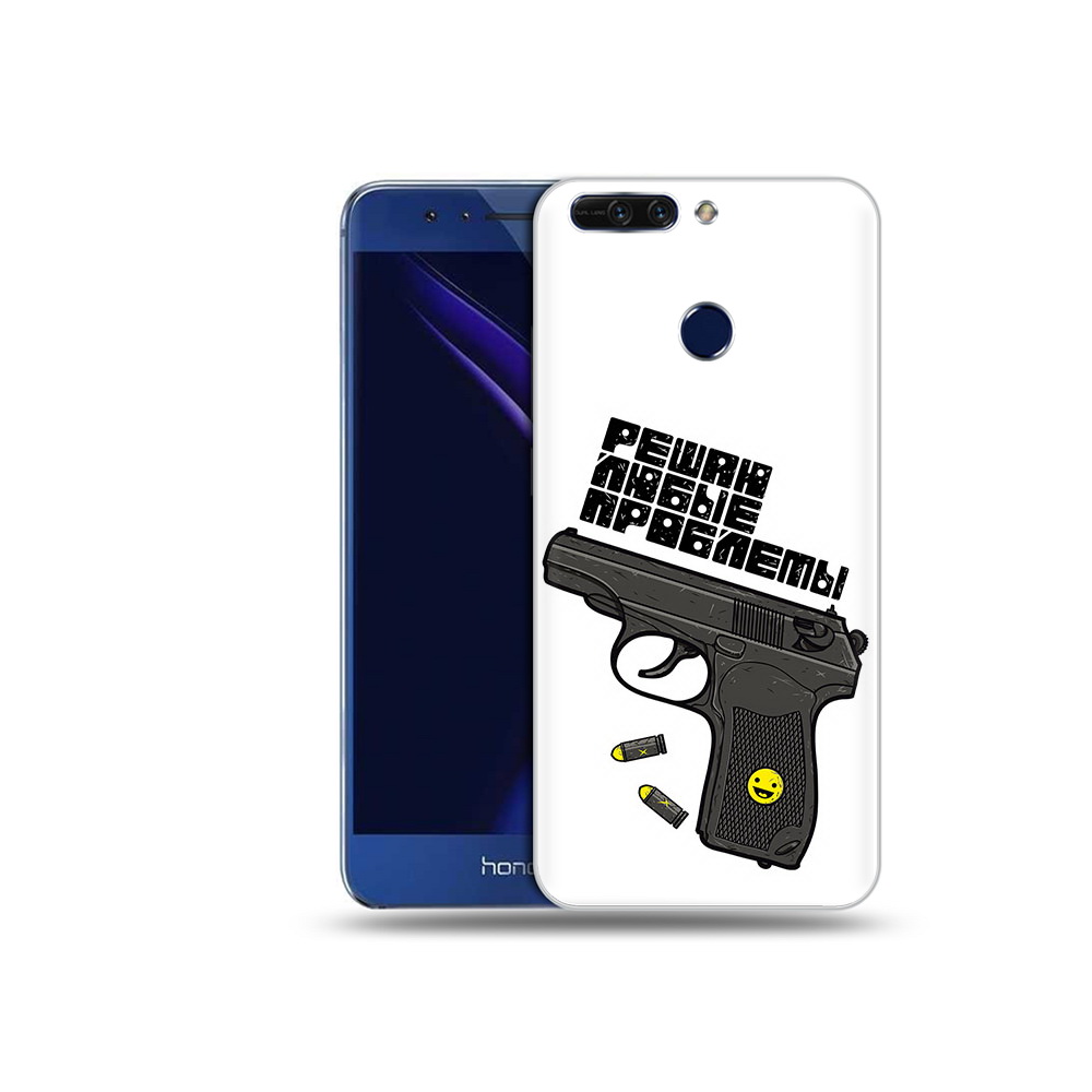 

Чехол MyPads Tocco для Honor 8 Pro пистолет против проблем (PT66177.42.542), Tocco