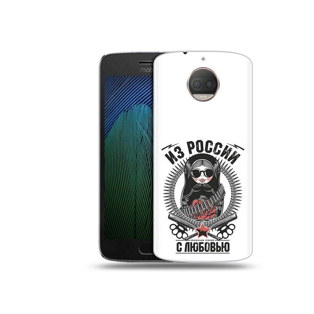 

Чехол MyPads Tocco для Motorola Moto G5S Plus Из России с любовью (PT75337.377.91), Прозрачный, Tocco