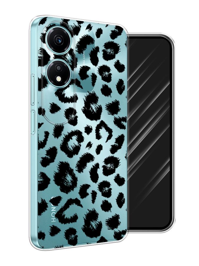 

Чехол Awog на Honor X5 Plus "Окрас леопарда фон", Черный, 6121950-1