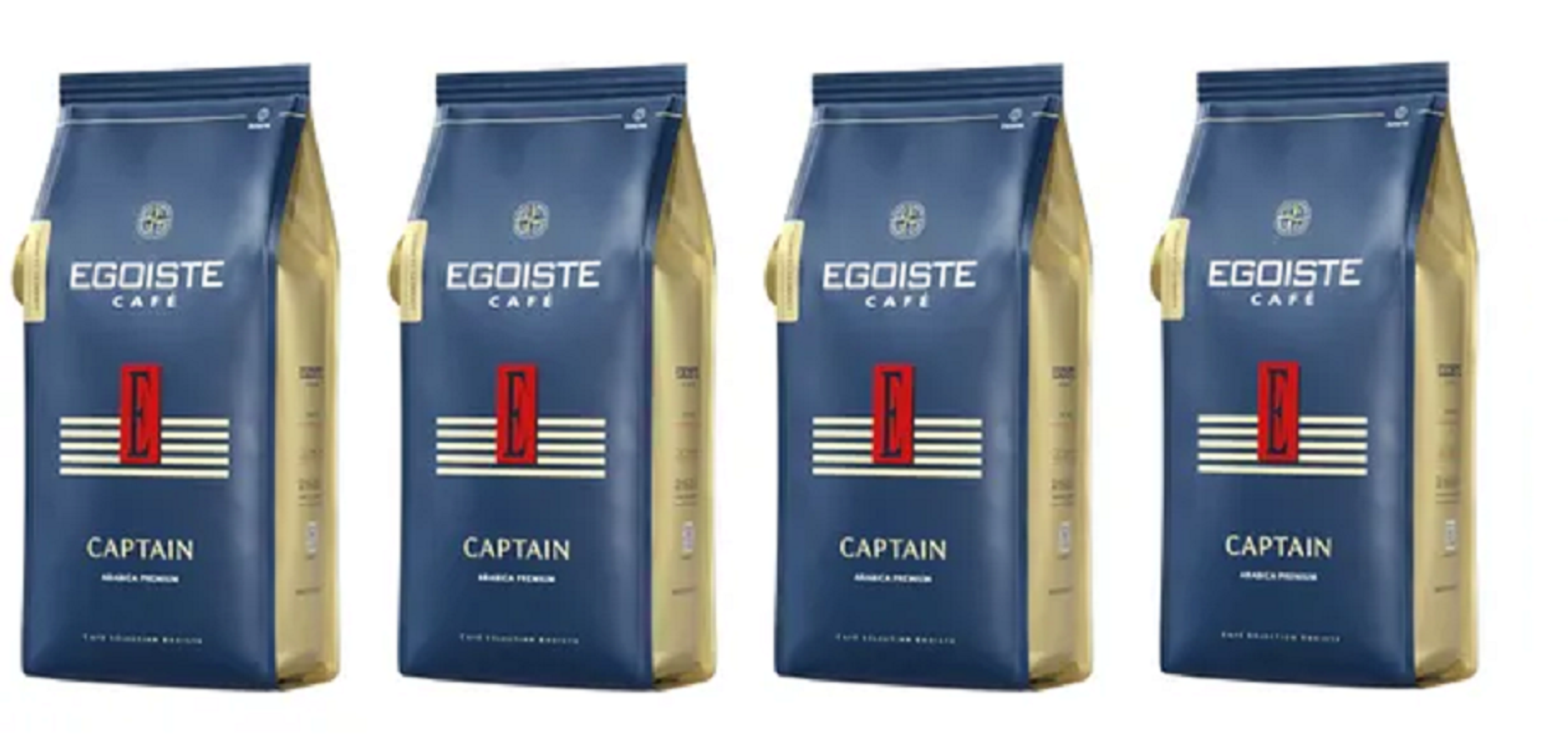 Кофе молотый Egoiste Captain премиум 100 % арабика, 250 г х 4 шт