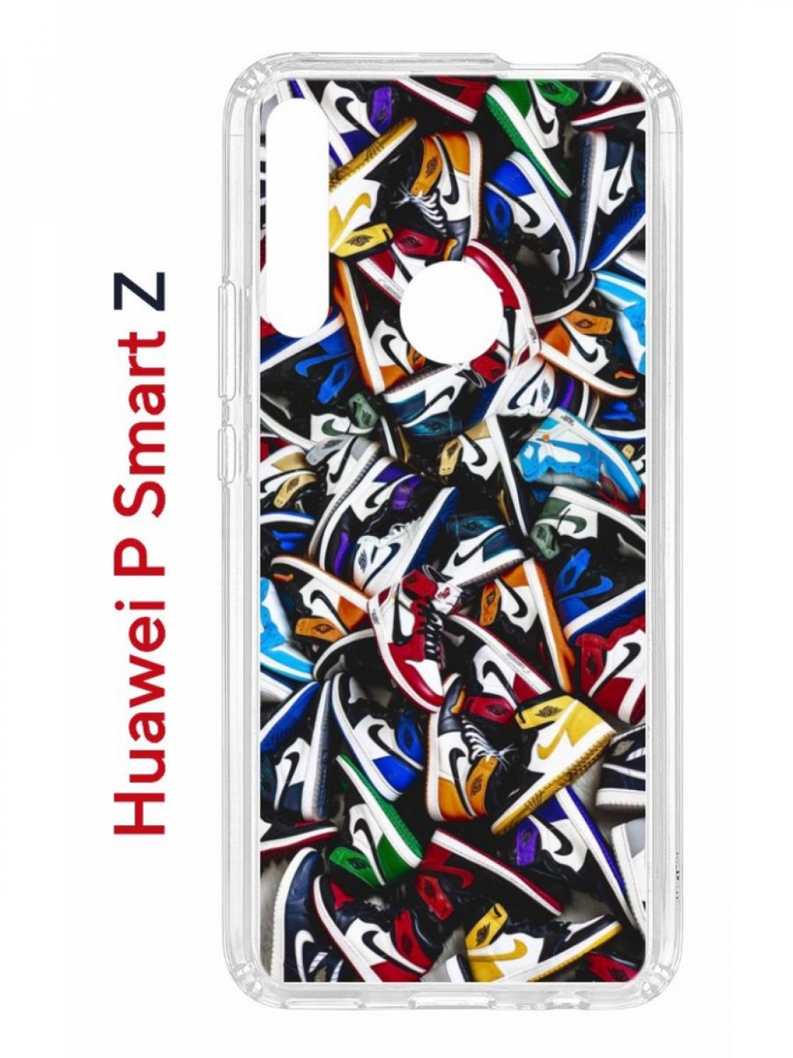Чехол на Huawei P Smart Z с принтом Kruche Print Кроссовки Nike Air, противоударный бампер
