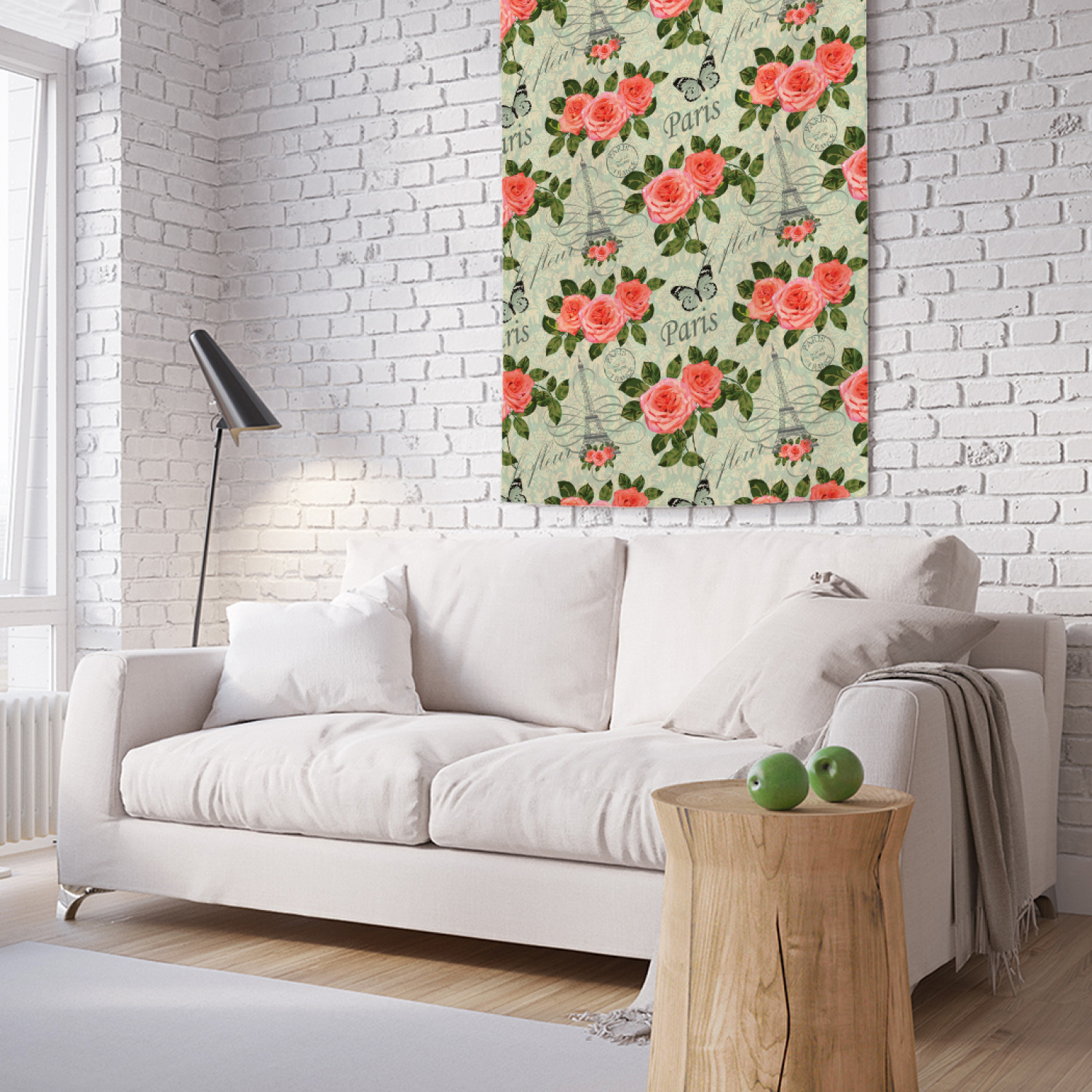 

Вертикальное фотопанно на стену JoyArty Полосы из роз 100x150 см, Полосы из роз
