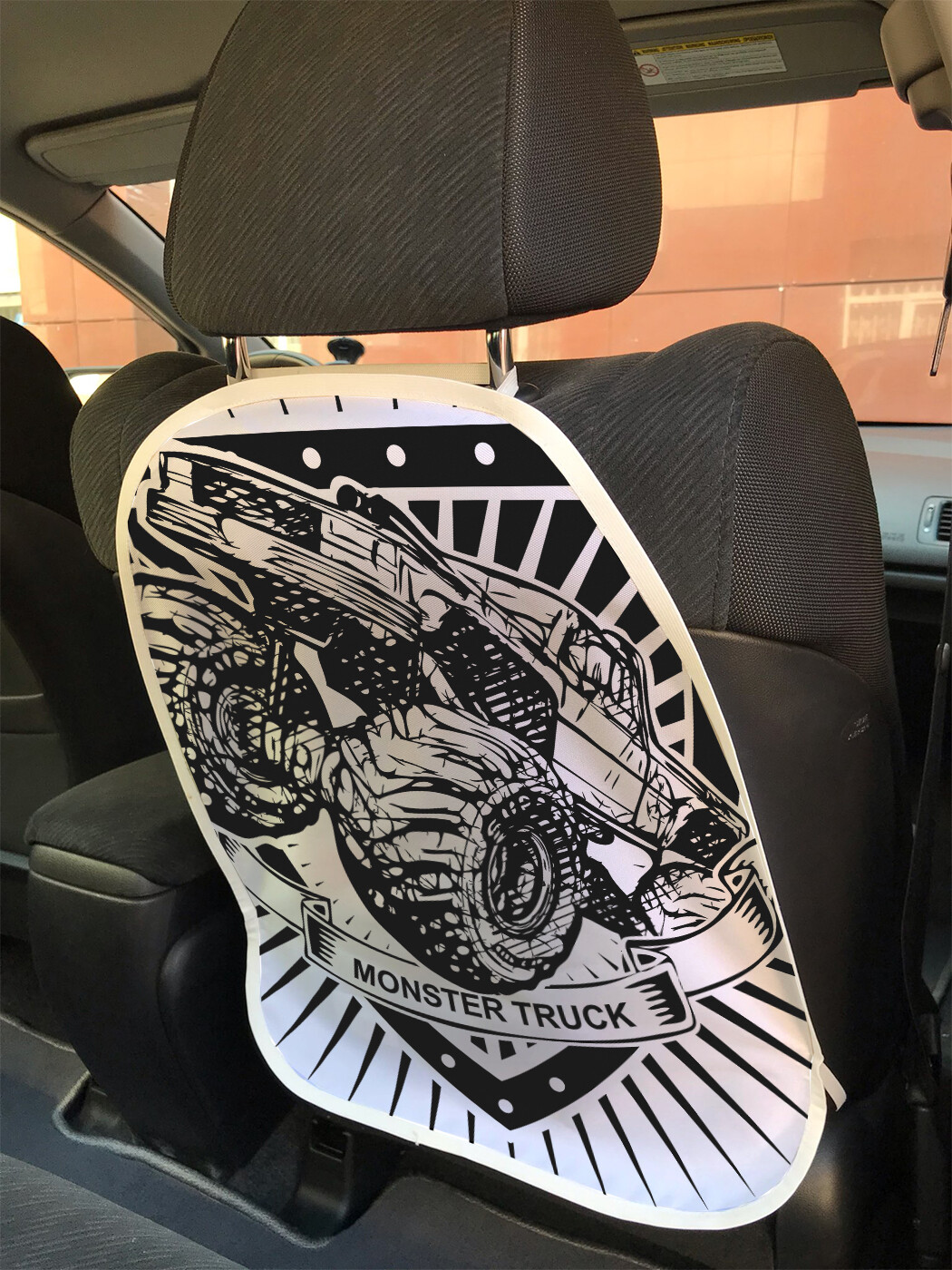 

Накидка на спинку сиденья JoyArty Вездеход ретро, 45х62, Вездеход ретро