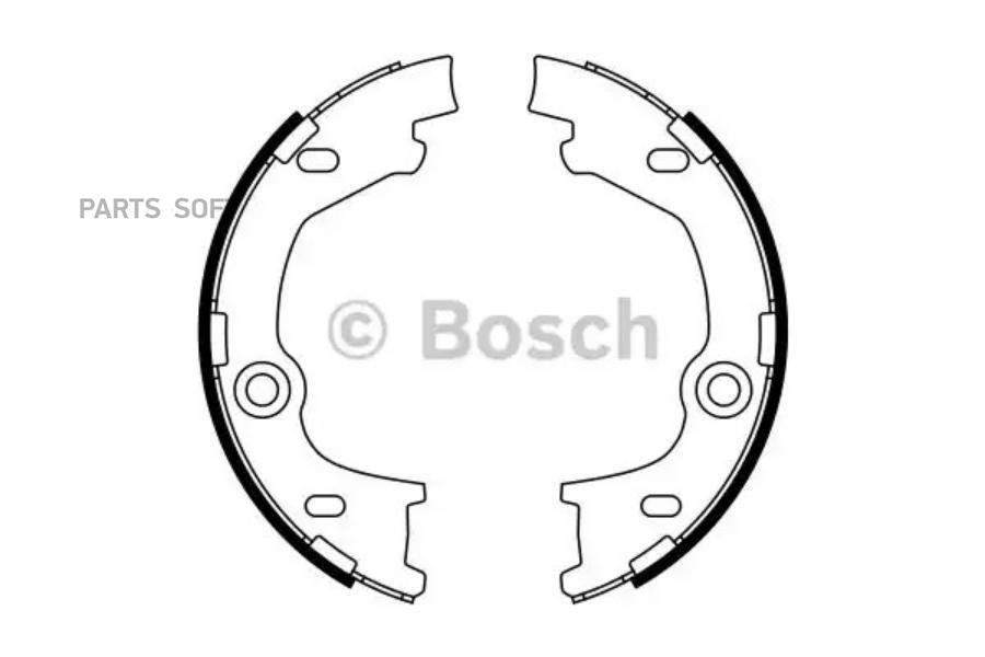 

Тормозные колодки Bosch дисковые 986487777