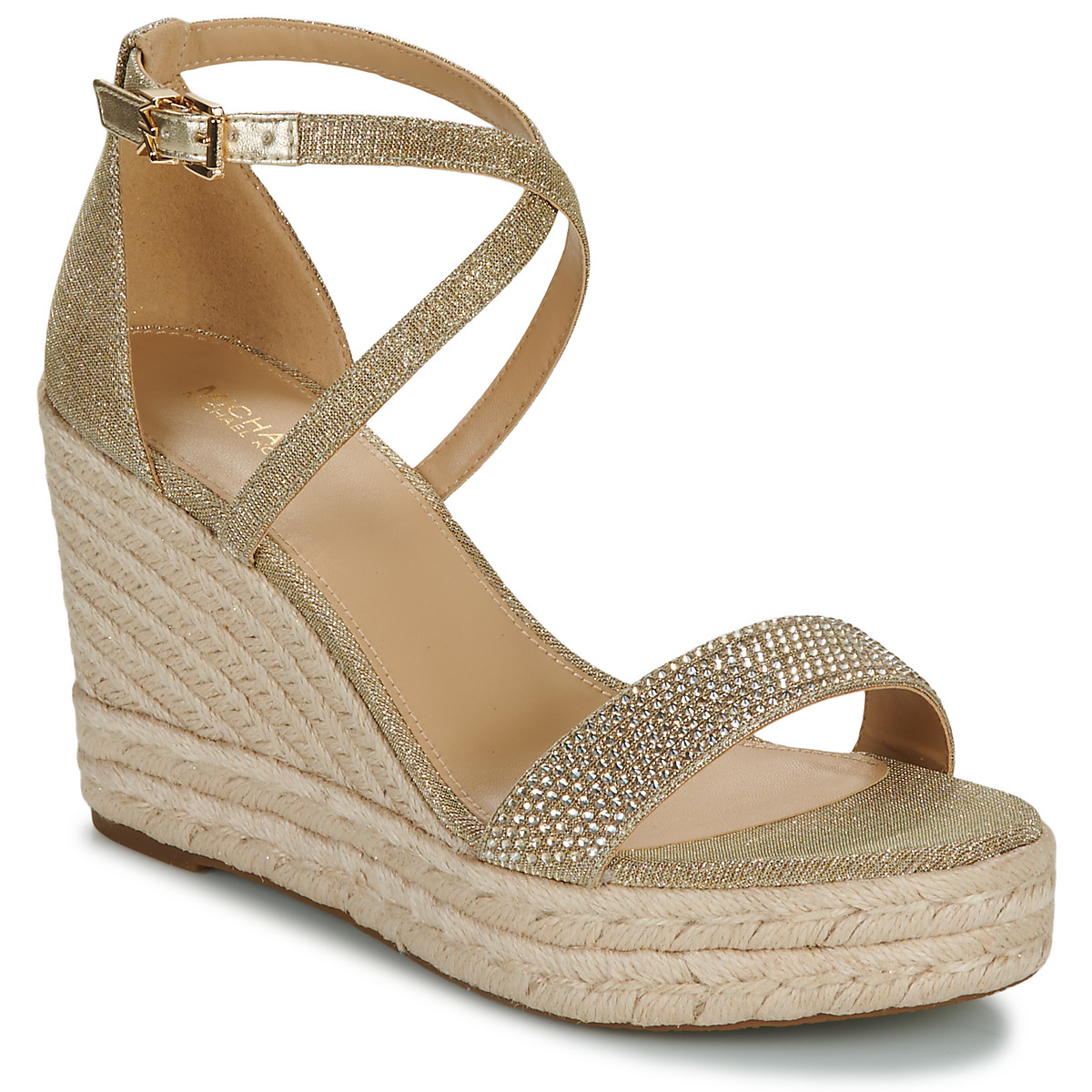 

Босоножки женские MICHAEL Michael Kors 26742720 золотистые 38.5 EU, Золотистый, 26742720