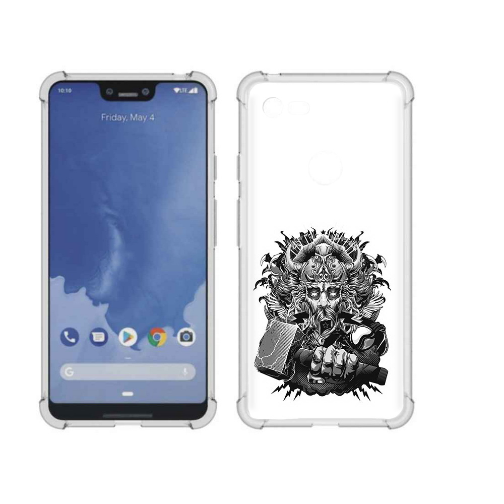 

Чехол MyPads Tocco для Google Pixel 3 XL злой тор, Прозрачный, Tocco