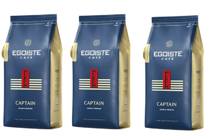 Кофе молотый Egoiste Captain премиум 100 % арабика, 250 г х 3 шт