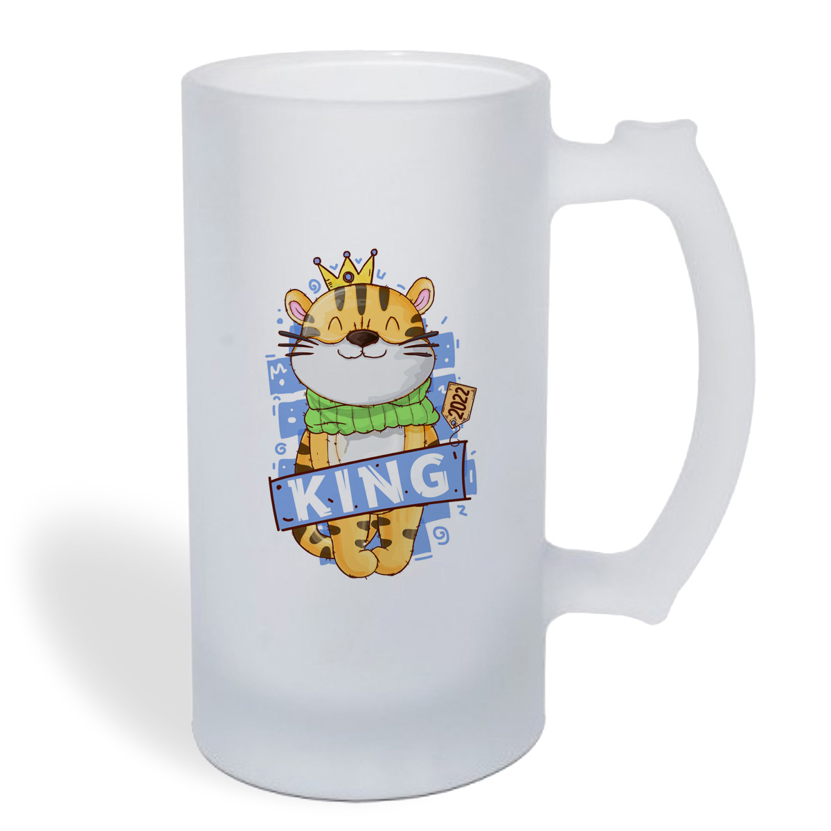 

Кружка пивная CoolPodarok Король тигр 222