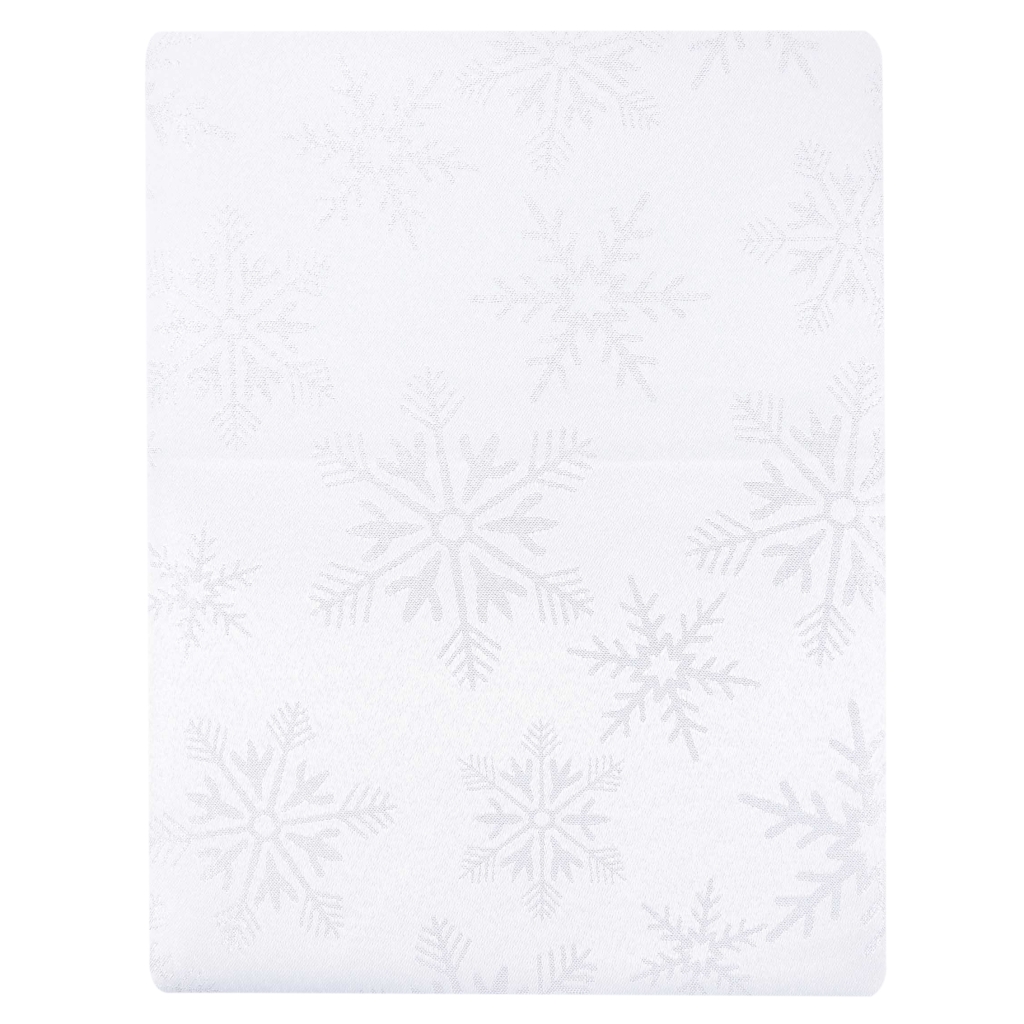 

Скатерть WELLNESS, WT165-Снежинка 01, 160x150, Белый