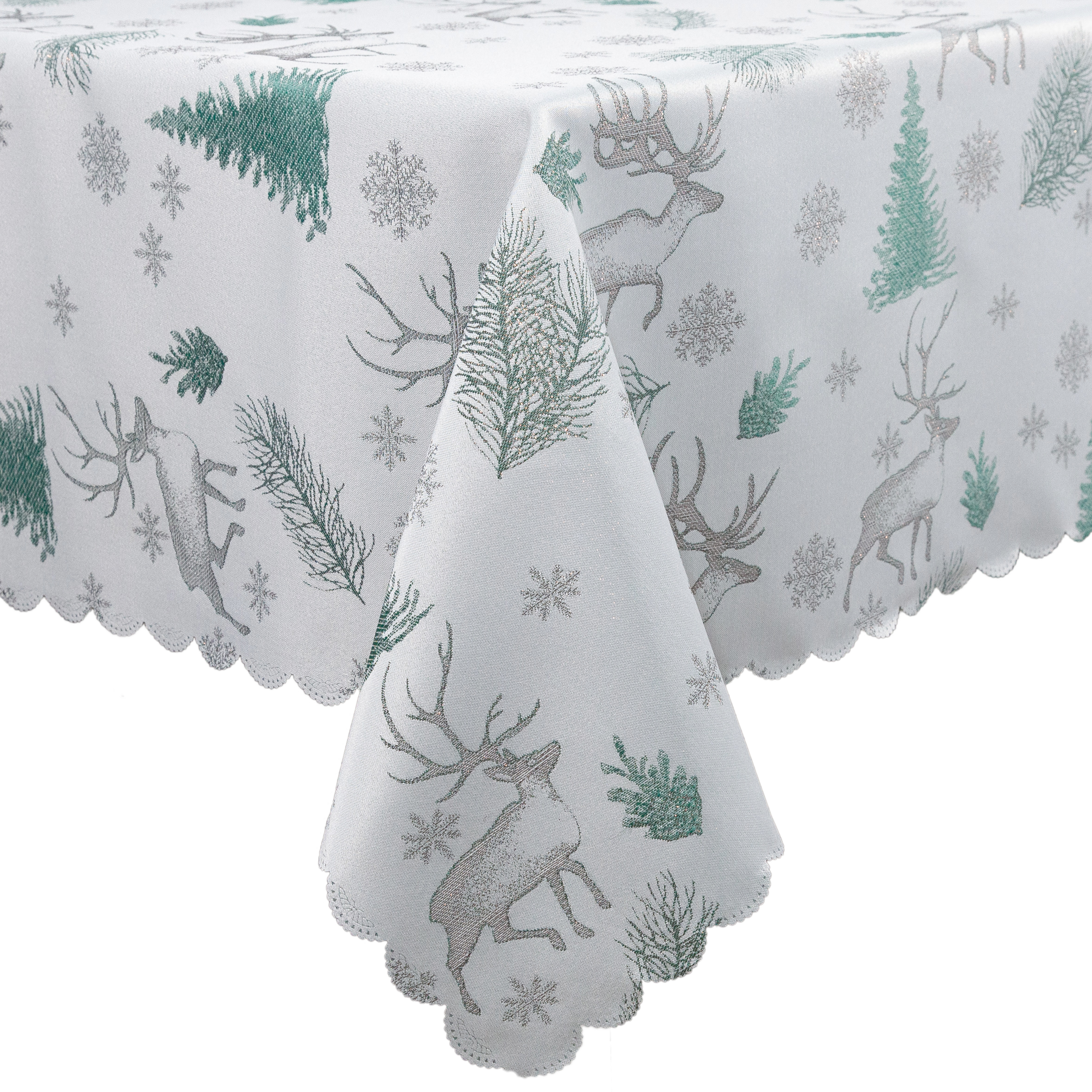 

Скатерть WELLNESS, WF255-Зима, 250x150, Зеленый