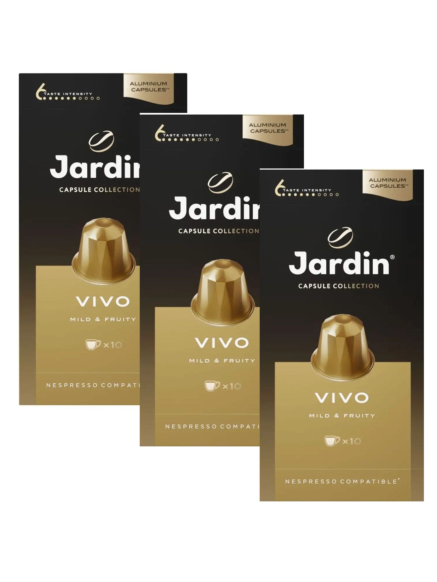 Кофе в капсулах Jardin Vivo, 5 г, 3 упаковки по 10 шт