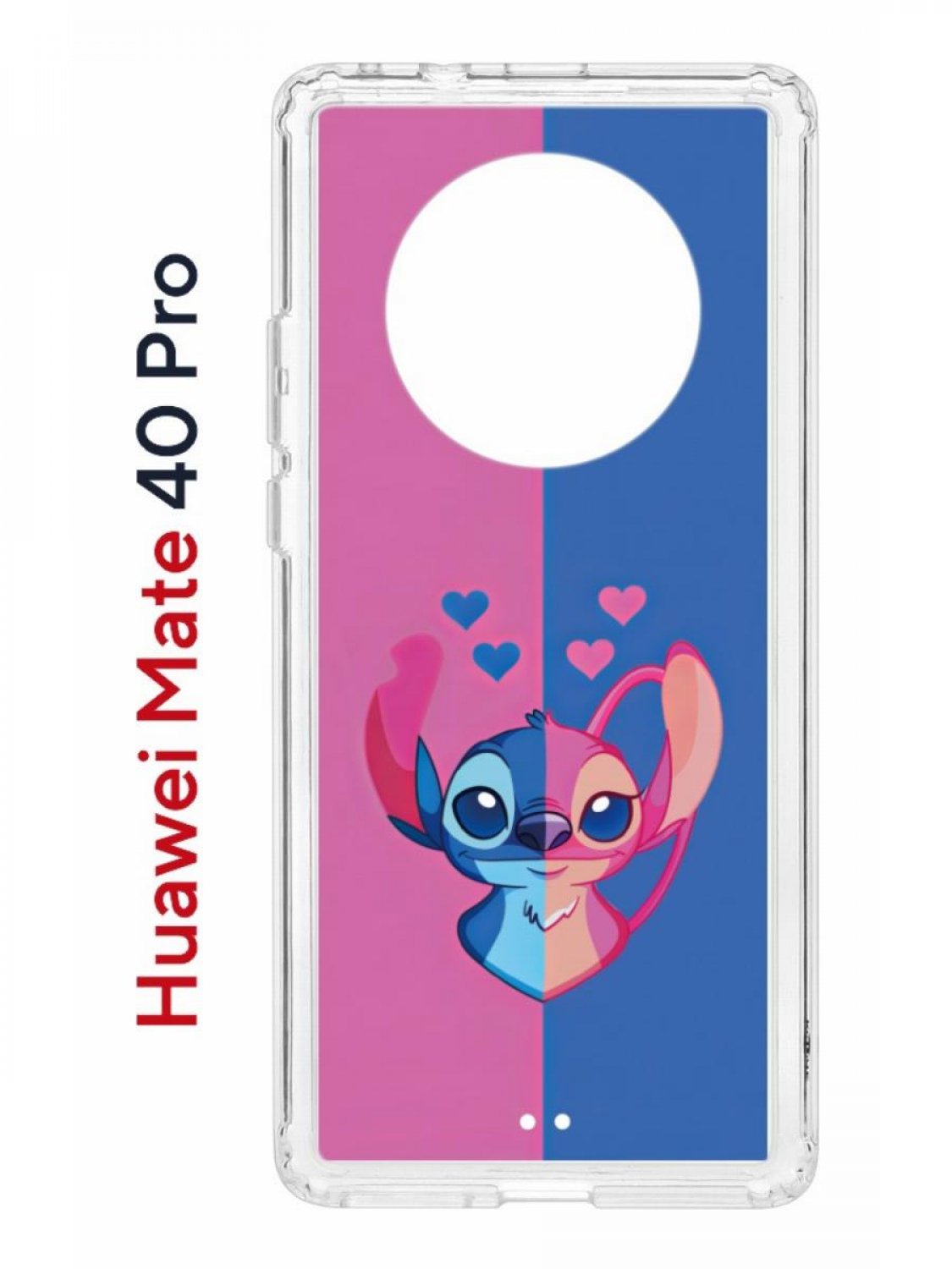 Чехол на Huawei Mate 40 Pro с принтом Kruche Print СТИЧ, противоударный бампер