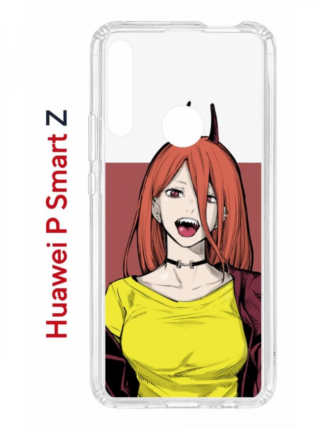 Чехол на Huawei P Smart Z с принтом Kruche Print POWER_cmpk, противоударный бампер