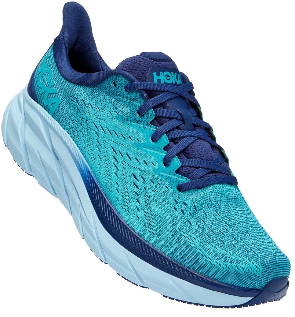 Кроссовки мужские Hoka Clifton 8 бирюзовые 9.5 US